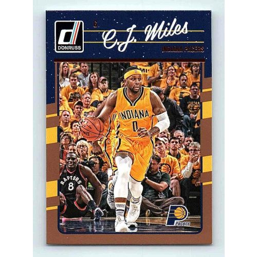 2016-17 Donruss Basketball Base #95 C.J. Miles