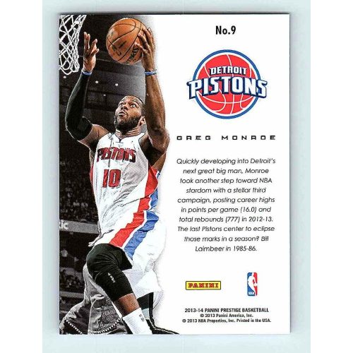 2013-14 Panini Prestige Franchise Favorite #9 Greg Monroe