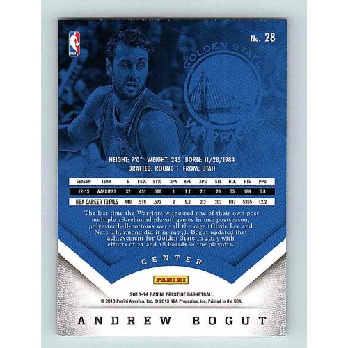 2013-14 Panini Prestige Base #28 Andrew Bogut