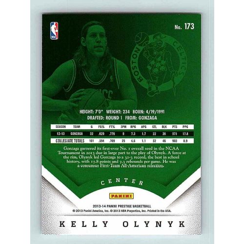 2013-14 Panini Prestige Base #173 Kelly Olynyk RC