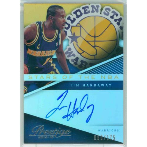 2014-15 Prestige Premium Stars Of The NBA Signatures #20 Tim Hardaway  AU  069/175