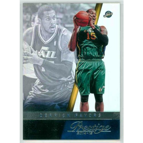 2014-15 Prestige Premium Base #98 Derrick Favors