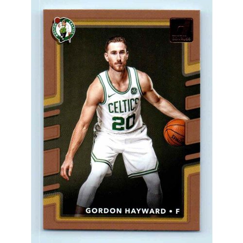 2017-18 Donruss Basketball Base #10 Gordon Hayward