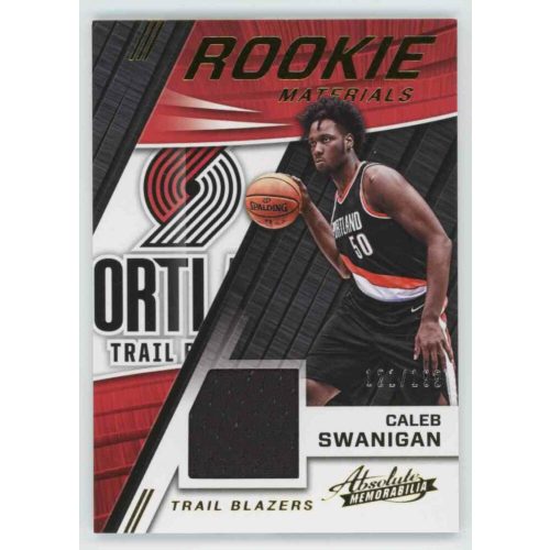 2017-18 Absolute Memorabilia Rookie Materials #RM-CSW Caleb Swanigan RC  MEM 121/199