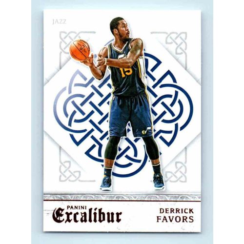 2015-16 Panini Excalibur Base #33 Derrick Favors