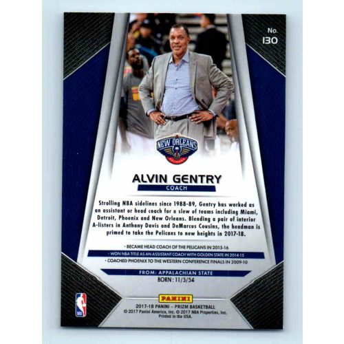 2017-18 Prizm Basketball Base # 130 Alvin Gentry