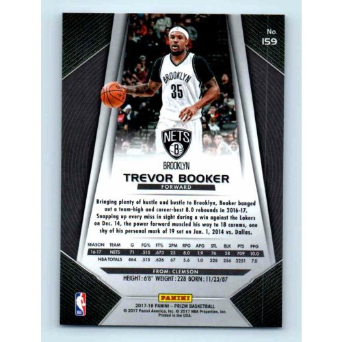 2017-18 Prizm Basketball Base # 159 Trevor Booker