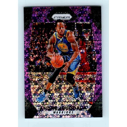 2017-18 Prizm Basketball Base Fast Break Purple # 43 Andre Iguodala