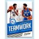 2016-17 Panini Prestige Teamwork # 1 Joel Embiid/Jahlil Okafor