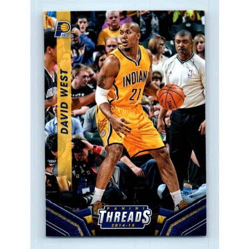 2014-15 Panini Threads  # 21 David West