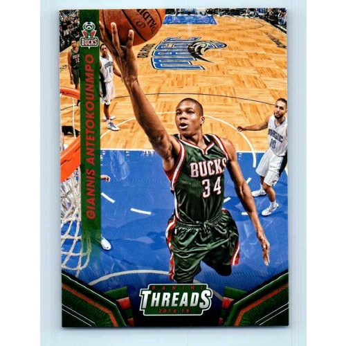 2014-15 Panini Threads  # 64 Giannis Antetokounmpo