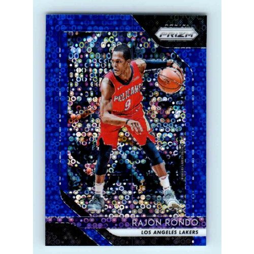 2018-19 Panini Prizm Prizms Fast Break Blue  # 36 Rajon Rondo