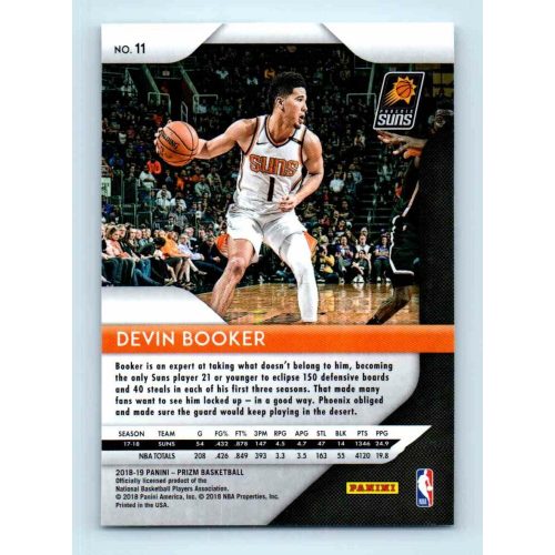 2018-19 Panini Prizm  # 11 Devin Booker