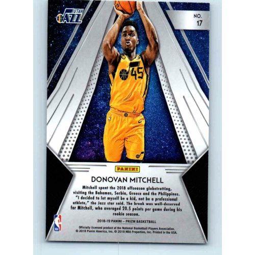 2018-19 Panini Prizm All Day  # 17 Donovan Mitchell