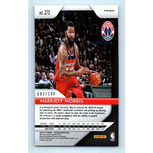 2018-19 Panini Prizm Blue  # 273 Markieff Morris