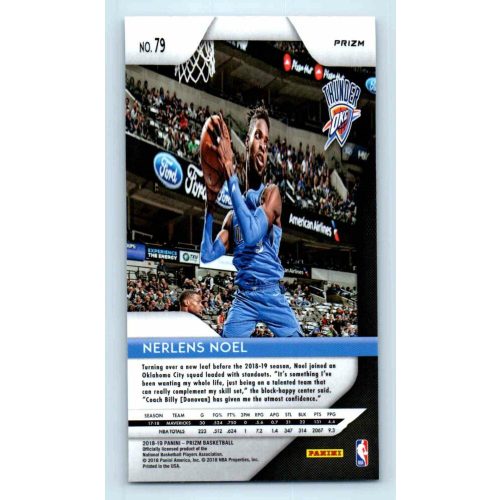 2018-19 Panini Prizm Ruby Wave # 79 Nerlens Noel