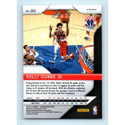 2018-19 Panini Prizm Silver # 263 Kelly Oubre Jr.