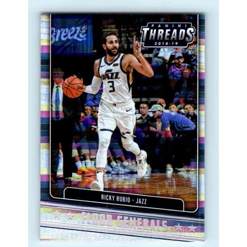 2018-19 Threads Premium Basketball Floor Generals Premium # 6 Ricky Rubio