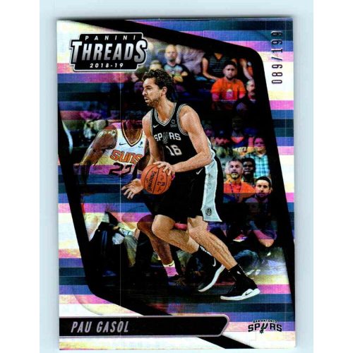 2018-19 Threads Premium Basketball Premium # 81 Pau Gasol