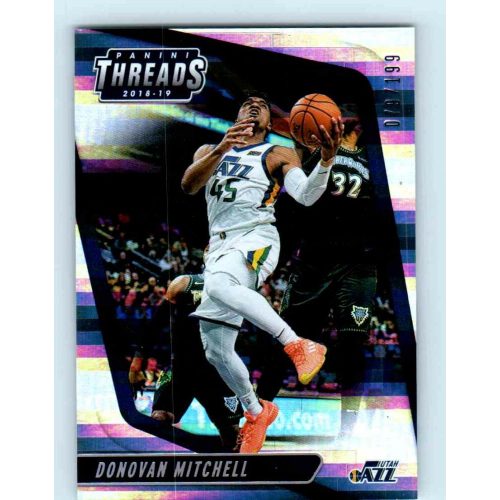 2018-19 Threads Premium Basketball Premium # 37 Donovan Mitchell