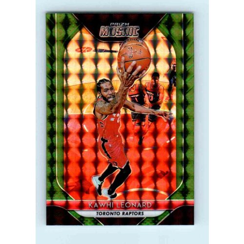 2018-19 Panini Prizm Mosaic Green # 51 Kawhi Leonard