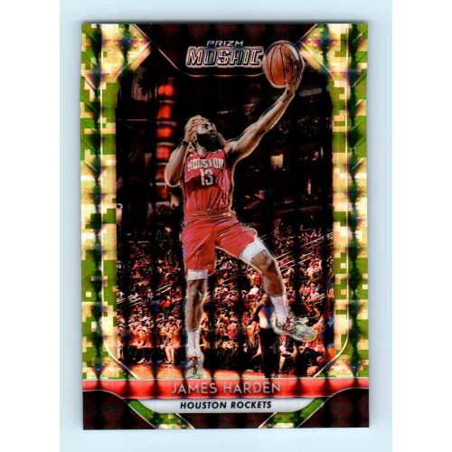 2018-19 Panini Prizm Mosaic Camo # 36 James Harden