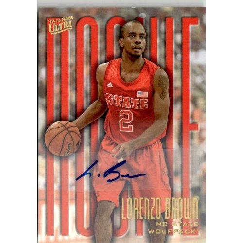 2013-14 Fleer Retro '95-96 Ultra Autographs  # 218 Lorenzo Brown