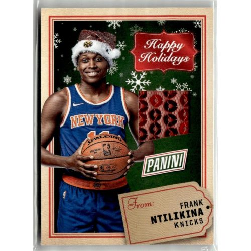 2017-18 Panini Black Friday Happy Holiday Memorabilia  # HH-FN Frank Ntilikina