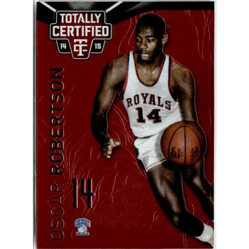 2014-15 Totally Certified Platinum Red  # 128 Oscar Robertson