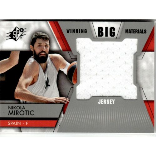 2014-15 SPx Winning Big Materials  # WM-NM Nikola Mirotic