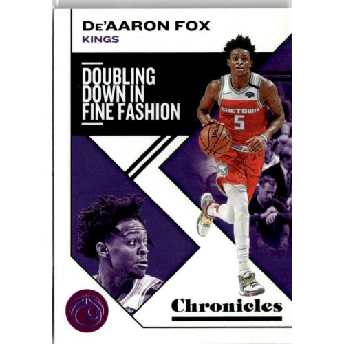 2019-20 Panini Chronicles Pink # 29 De'Aaron Fox