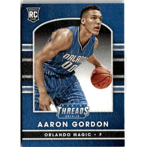 2014-15 Panini Threads Leather Rookies # 242 Aaron Gordon