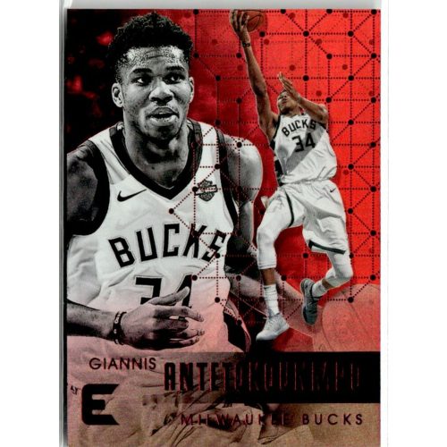 2017-18 Panini Essentials Red # 34 Giannis Antetokounmpo