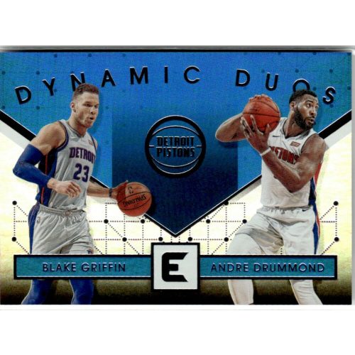 2017-18 Panini Essentials Dynamic Duos  # DD-14 Andre Drummond/Blake Griffin