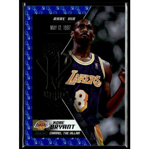 2015 Panini Kobe HeroVillain - Blue Larry O'Brien Trophy Channel the Villain # 2 Kobe Bryant