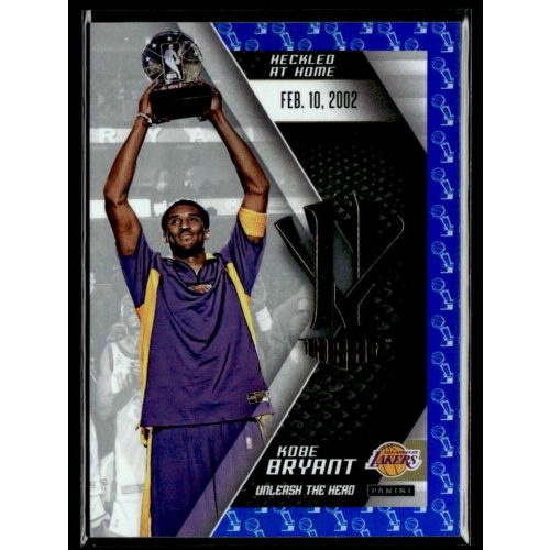 2015 Panini Kobe HeroVillain - Blue Larry O'Brien Trophy Unleash the Hero # 7 Kobe Bryant