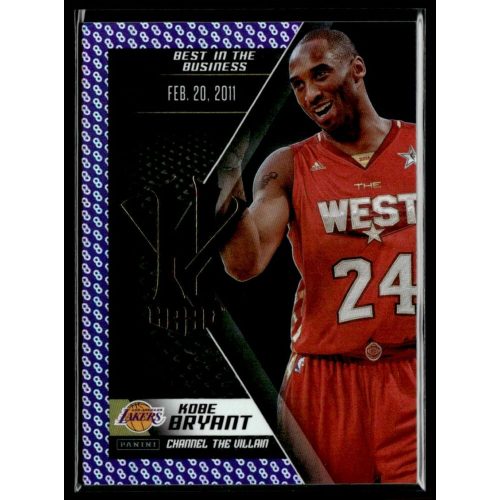 2015 Panini Kobe HeroVillain - Purple 8 Channel the Villain # 16 Kobe Bryant