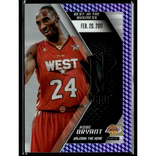 2015 Panini Kobe HeroVillain - Purple 8 Unleash the Hero # 16 Kobe Bryant