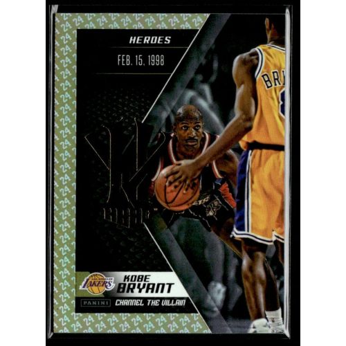 2015 Panini Kobe HeroVillain - Gold 24 Channel the Villain # 3 Kobe Bryant