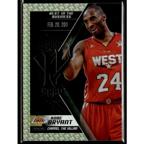 2015 Panini Kobe HeroVillain - Gold 24 Channel the Villain # 16 Kobe Bryant