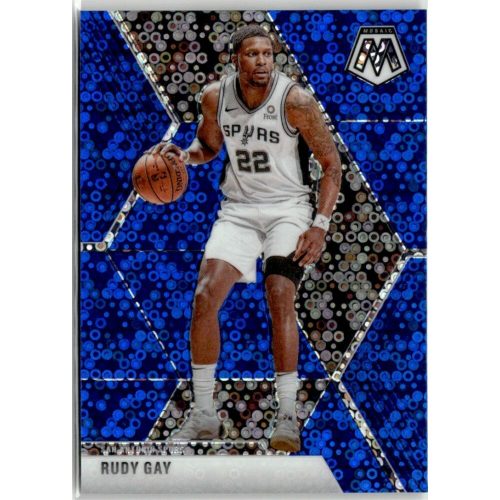 2019-20 Panini Mosaic Fast Break Blue # 26 Rudy Gay