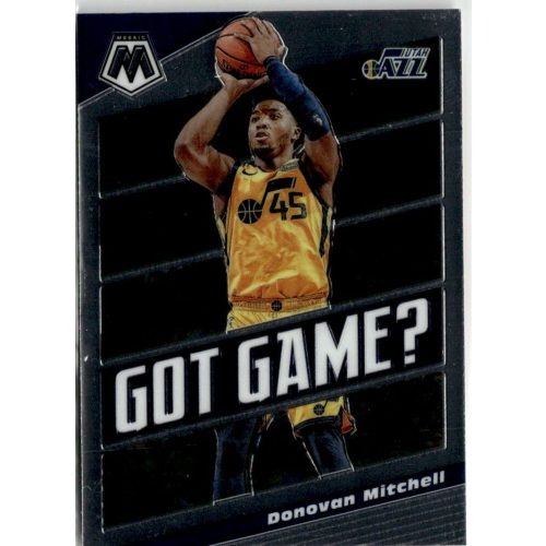 2019-20 Panini Mosaic Got Game?  # 18 Donovan Mitchell