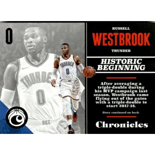 2017-18 Panini Chronicles  # 75 Russell Westbrook