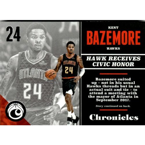 2017-18 Panini Chronicles  # 14 Kent Bazemore