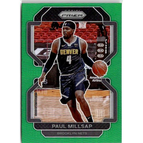 2021-22 Panini Prizm Green Prizms #46 Paul Millsap