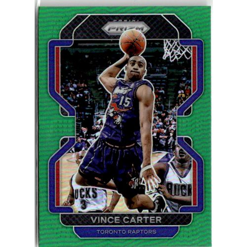 2021-22 Panini Prizm Green Prizms #246 Vince Carter