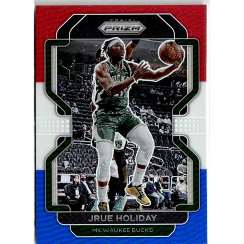 2021-22 Panini Prizm Red White and Blue Prizms #8 Jrue Holiday