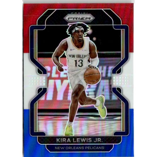 2021-22 Panini Prizm Red White and Blue Prizms #63 Kira Lewis Jr.