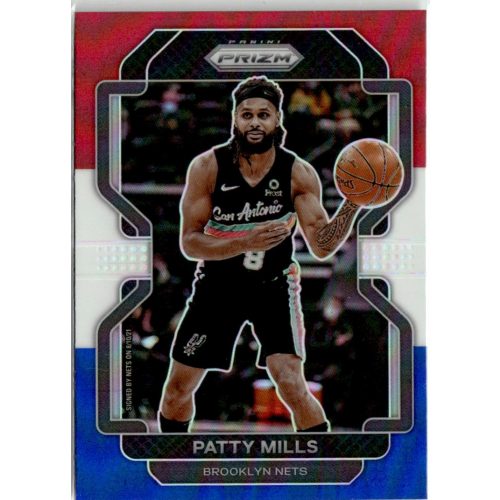 2021-22 Panini Prizm Red White and Blue Prizms #151 Patty Mills