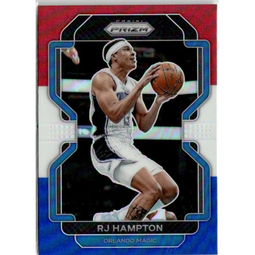 2021-22 Panini Prizm Red White and Blue Prizms #207 RJ Hampton